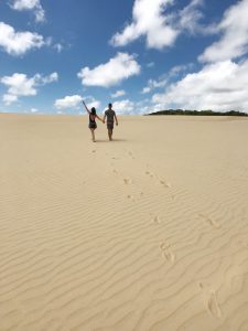 Hammerstone Sandblows on Fraser Island