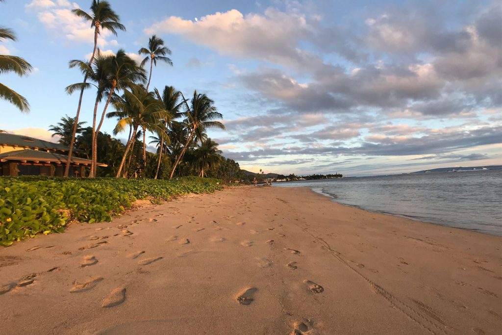 Maui Baby Beach Footprints