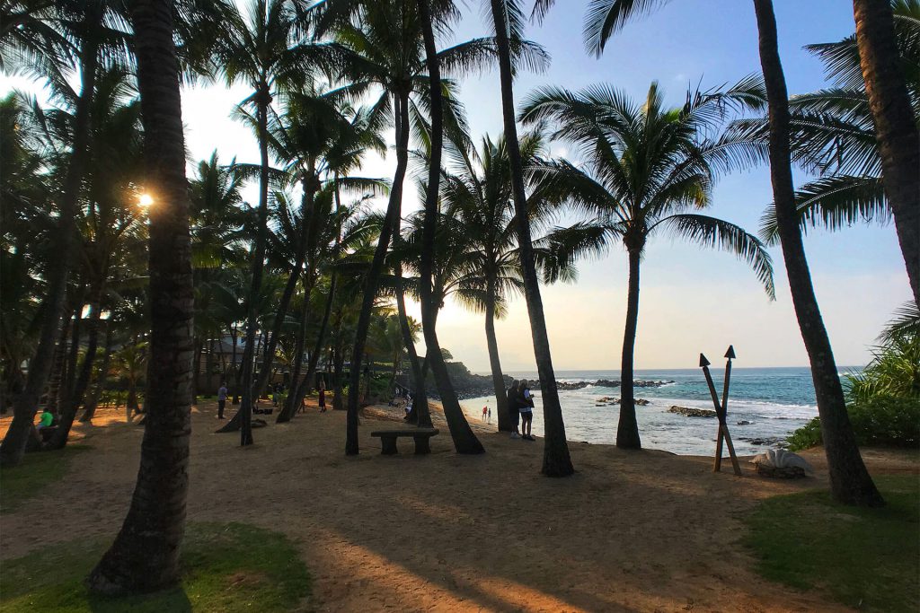 Maui Mamas Fish House Before Sunset