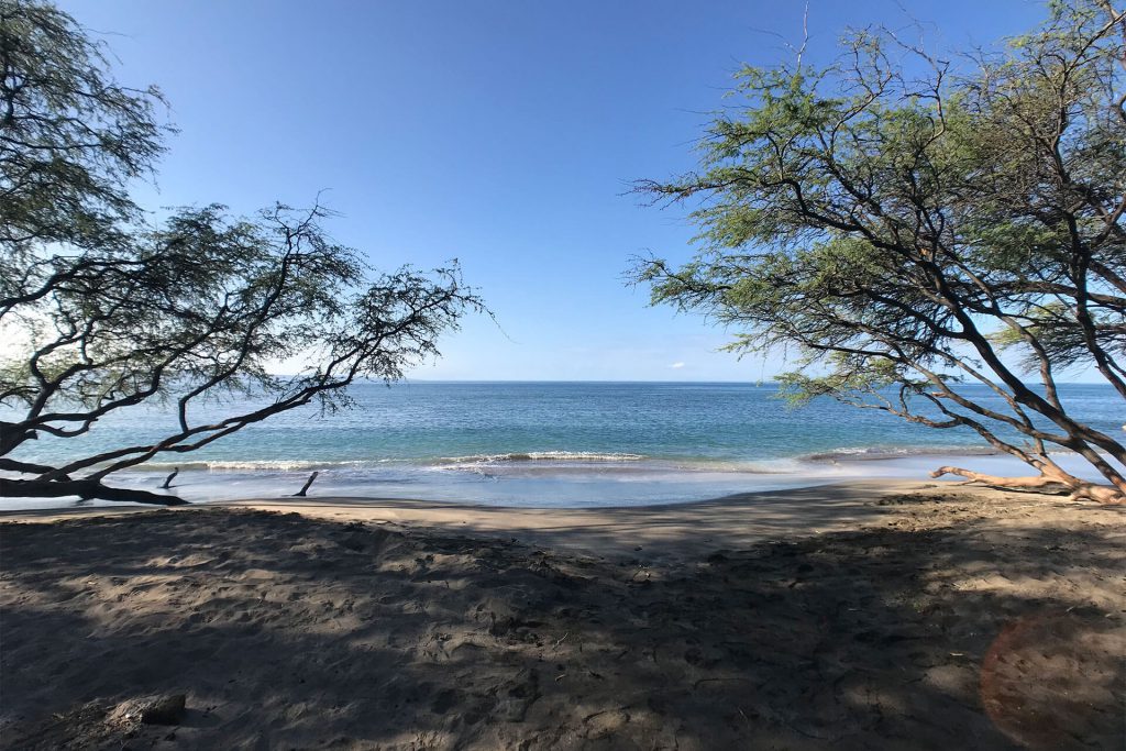 Maui Mile Marker 14 View from the Beach