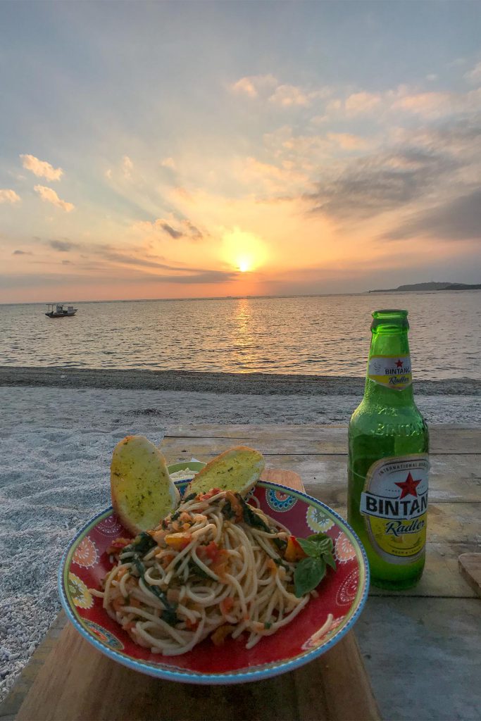 Sunset Dinner at Gili Lumbung